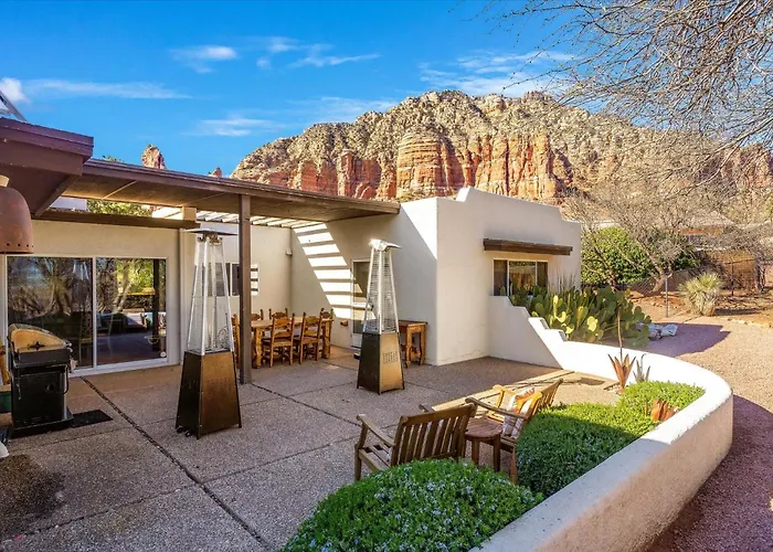 Luxury In Desert With 360 Views & Sunsets With Family Сasa de vacaciones Sedona